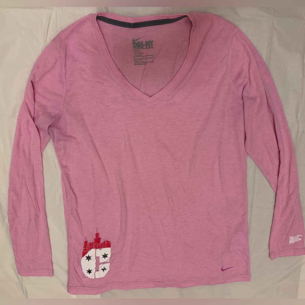 Nike women’s dri-fit long sleeved t